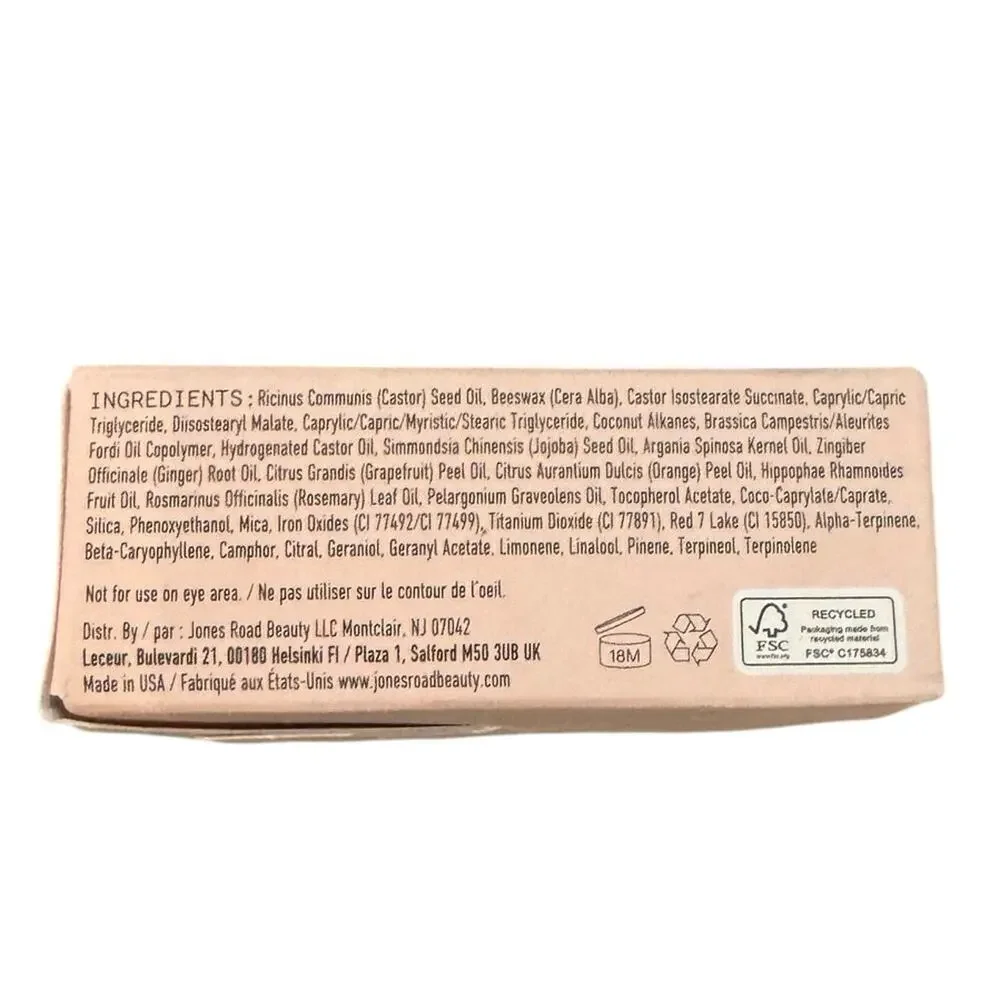 JONES ROAD Miracle Balm in Cheeky Osé Net Weight 50g / 1.75oz New in Box